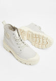 Palladium Womens Pallabase Twill Shoes In Moonstruck