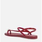Ipanema Ladies Glam Ring Thong Sandals In Burgundy
