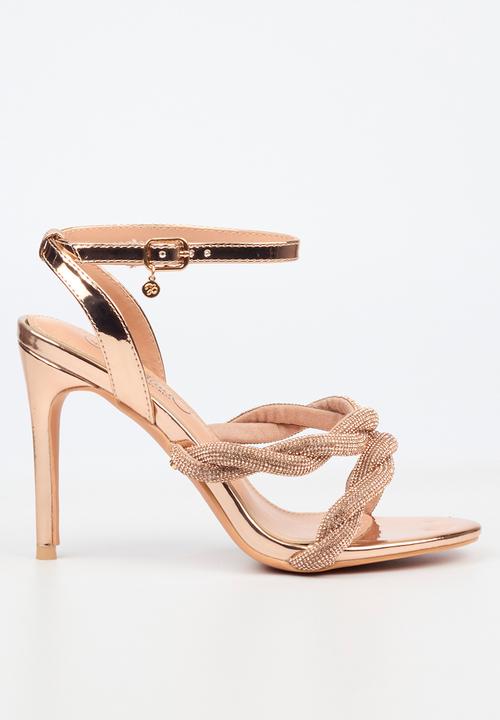 Miss Black Ladies Jazz 19 Heels Rose Gold