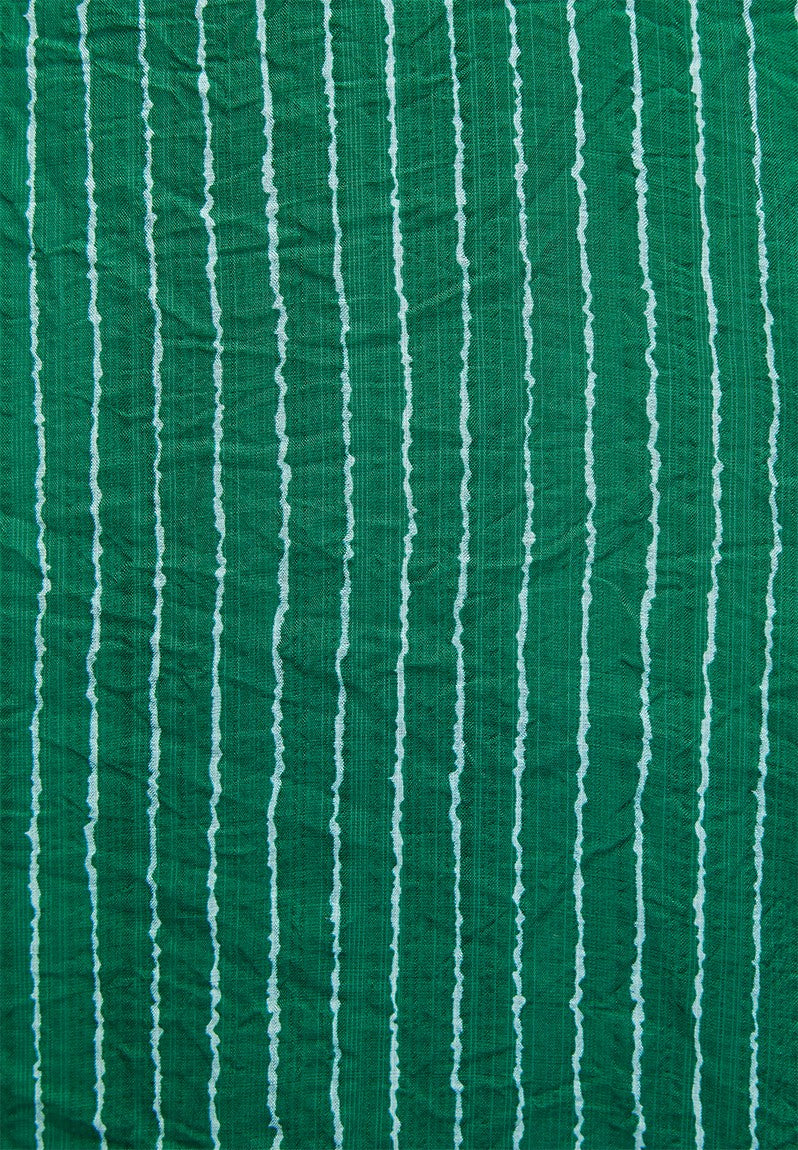 Stella Morgan Long Sleeve Button Through Sheer In Green