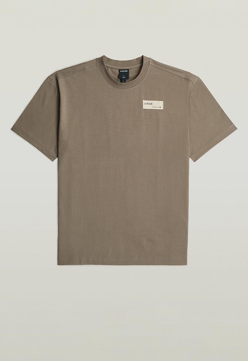 G-Star Raw Mens Badge Relaxed T-Shirt In Turf