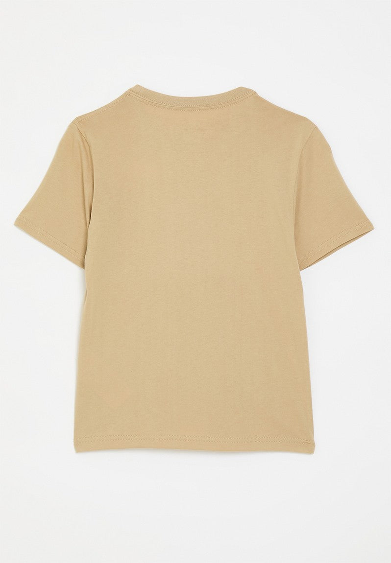 Nike Embroid Futura T-shirt In Hemp