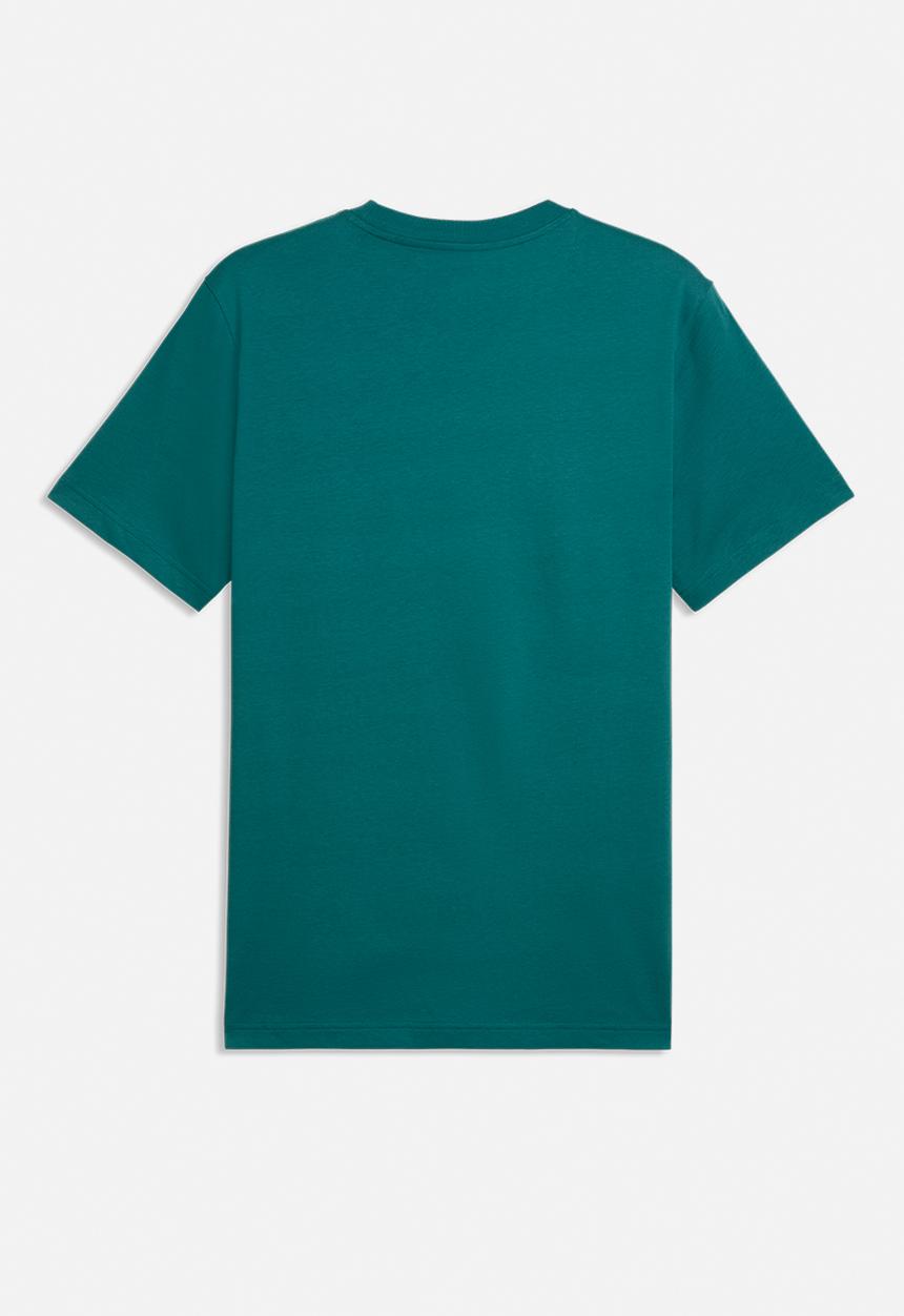 Puma Men Graphic Wording Tee M Emerald