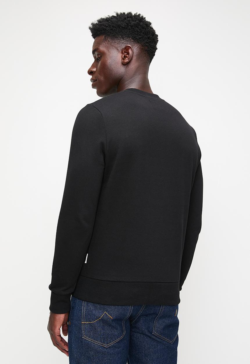 Ben Sherman Target Crew Sweater In Black