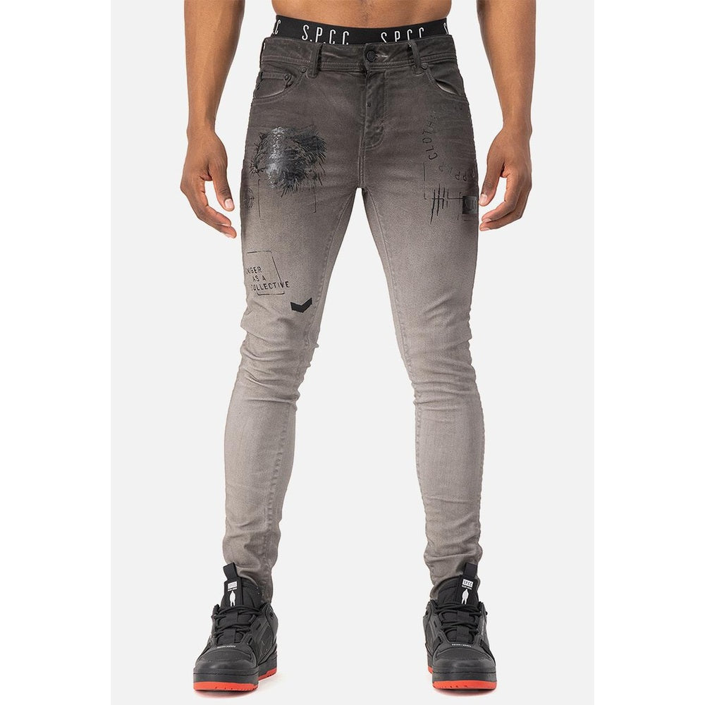 S.P.C.C Mens Static Blitz Super Skinny Jean In Black