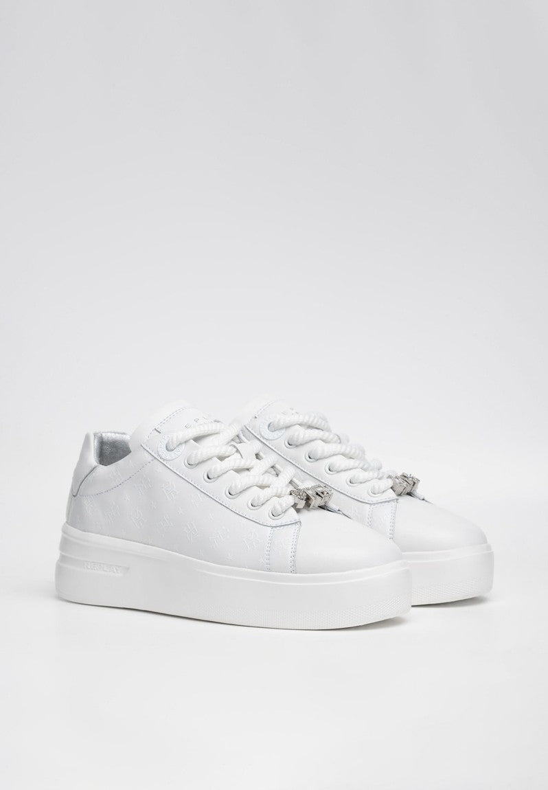 Replay Womens University W Joy Shoes In White