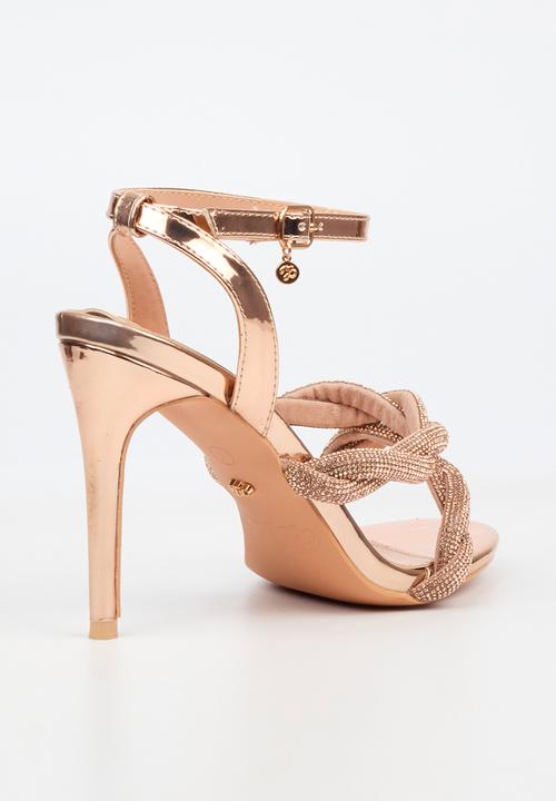 Miss Black Ladies Jazz 19 Heels Rose Gold