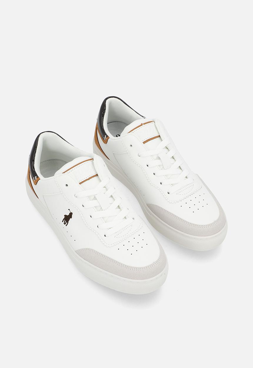 Polo Ladies Colour Block Court Sneakers In White