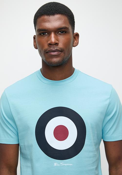 Ben Sherman Target Mens T-Shirt In Retro Blue