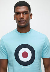 Ben Sherman Target Mens T-Shirt In Retro Blue