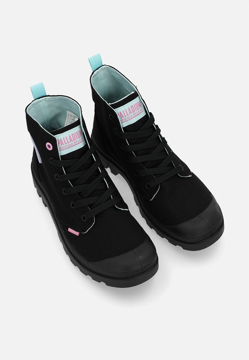 Palladium 99140 Womens Pampa Monopop Shoes Black