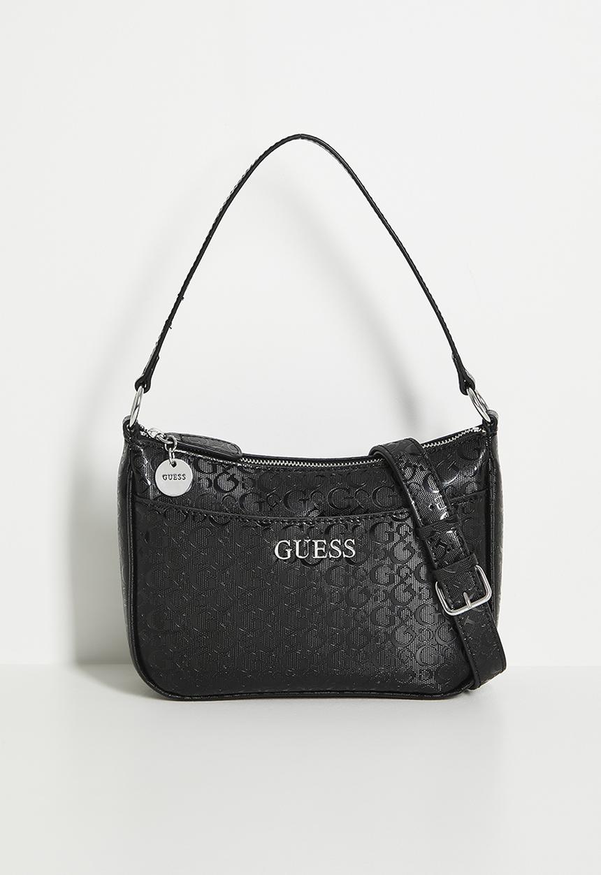 Guess Granby Mini Crossbody Bag Top Zip In Black