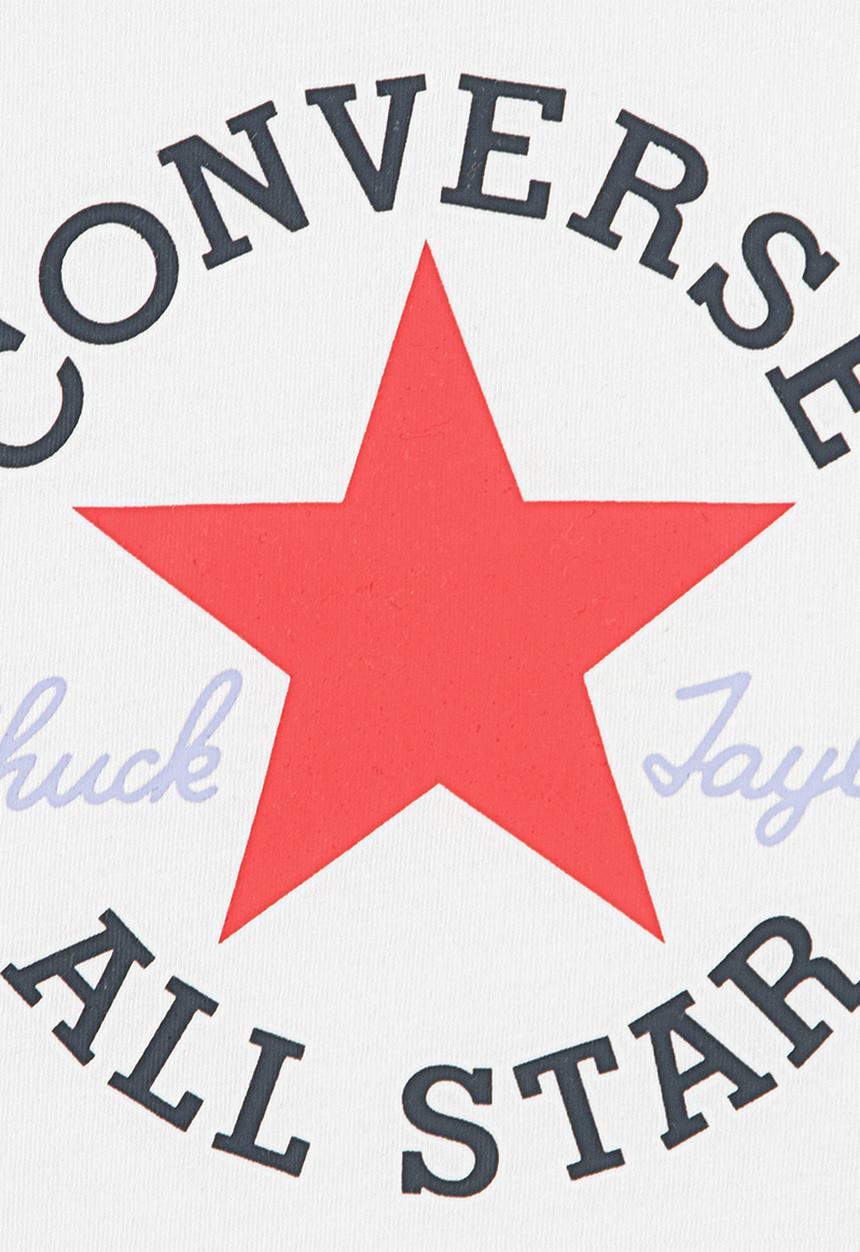 Converse Girls Dissected Chuck Patch T-Shirt In White