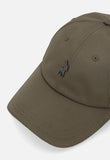 Polo Mens 6 Panel Metal Peak Cap In Olive
