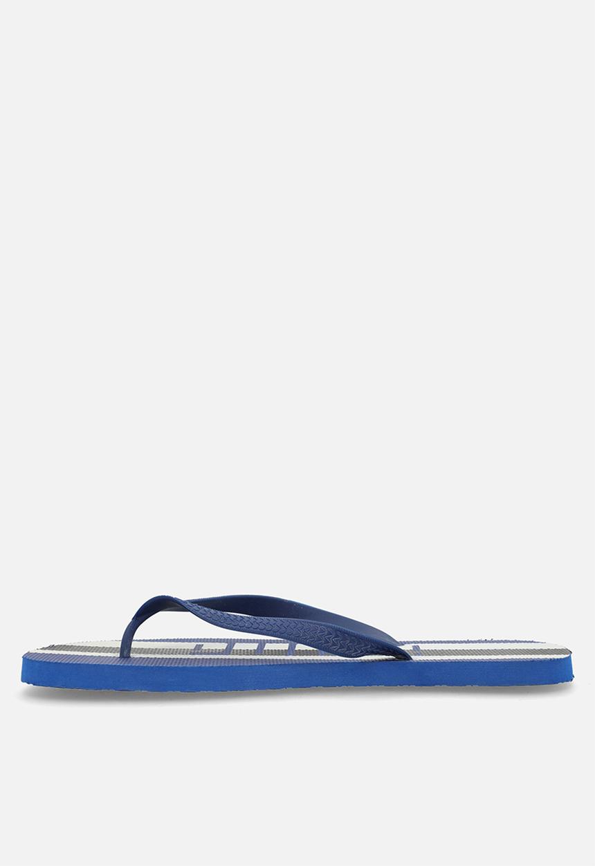 Puma Mens First Flip Orbit Sandals In Blazing Blue/Black/White