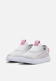 Puma Kids Courtflex V3 Slip On Ps In Light Grey