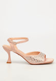 Butterfly Feet Ladies Kitten 1 Heels In Rose Gold