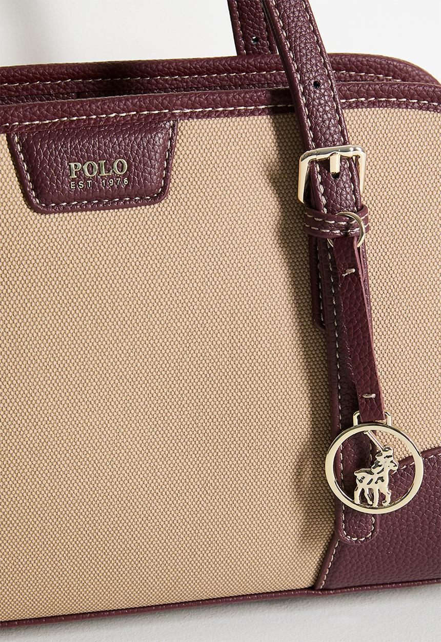Polo Womens Cabana Shopper Bag In Beige