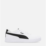 Puma Court Classic Clean Jr Shoes In White And Black
