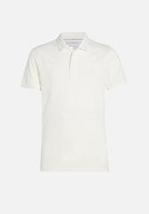 Calvin Klein J325269 Ck Embro Badge Slim Polo  Ivory