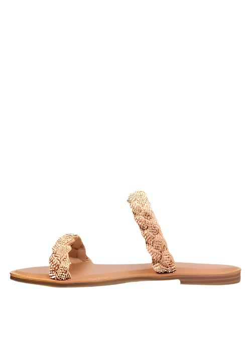 Miss Black Ladies Basil 4 Sandals Rose Gold