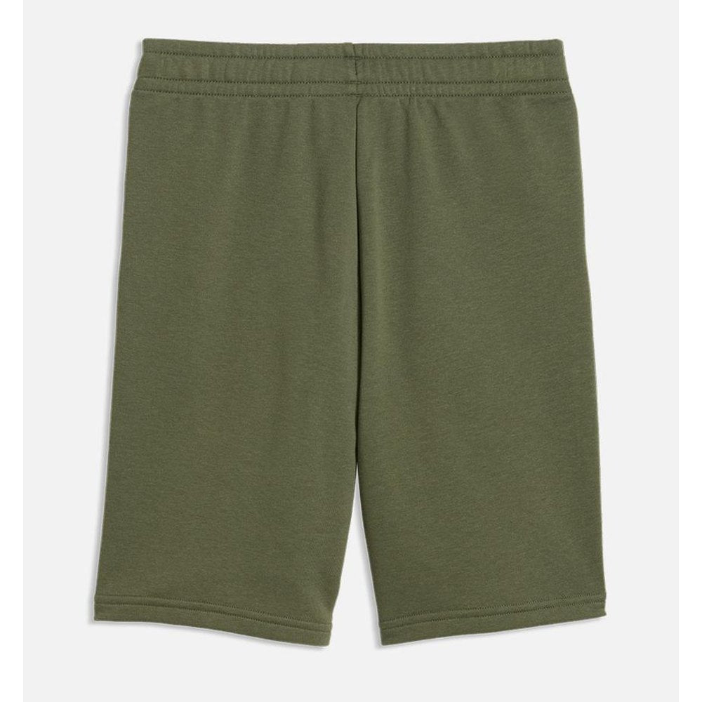 Puma Boys Essentials Small No 1 Logo Shorts In Moss Veil