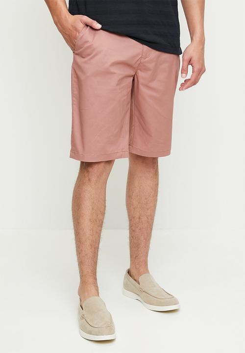 Polo Mens Essential Dark Pink Chino Short