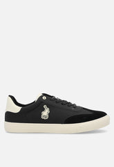 Polo Mens Rubberized Sneakers In Black