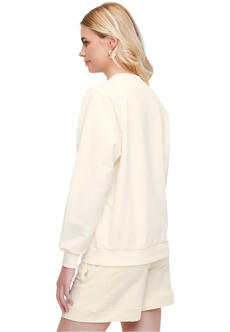 Polo 0049109 Wmn Dafne Crested Track Top  Sand