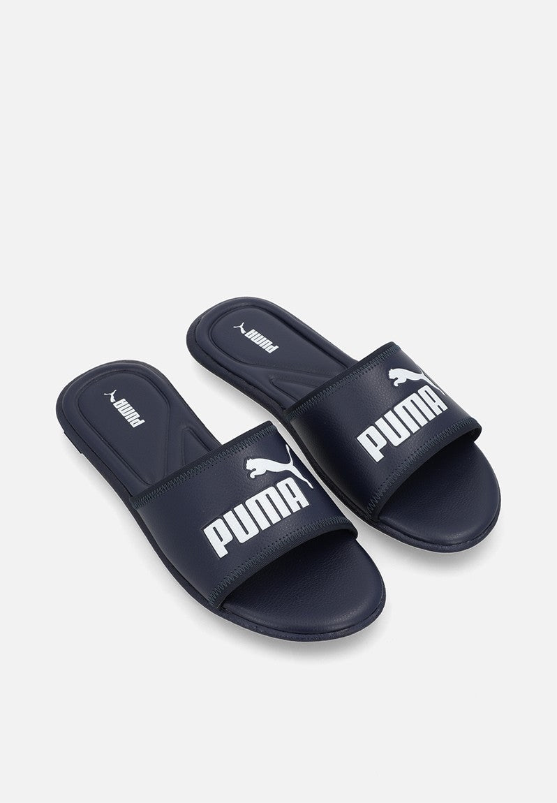 Puma Mens Sporty Slides In Navy