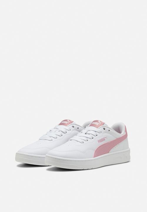 Puma Kids Court Lally Jr Shoes White-Poised Pink