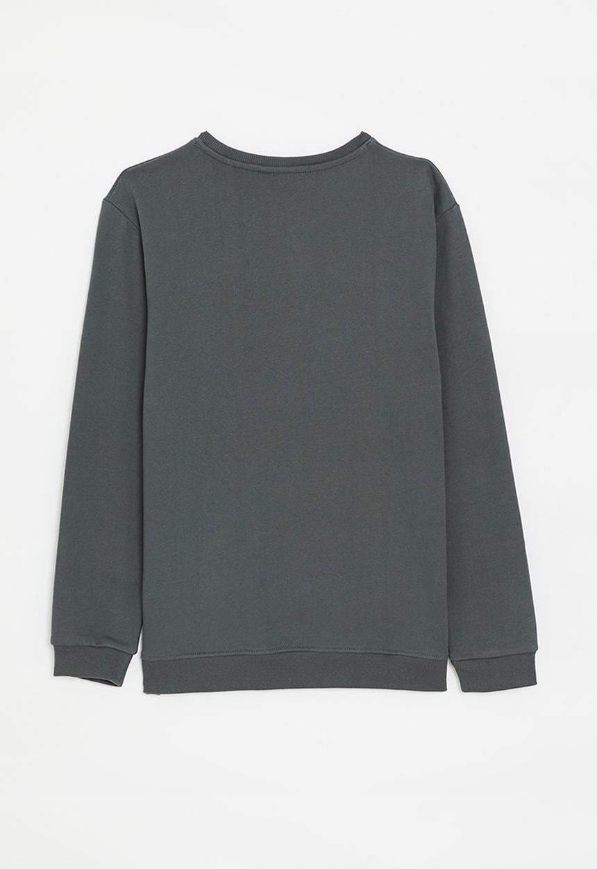 Polo Boys Adrian Sweater In Gun Metal