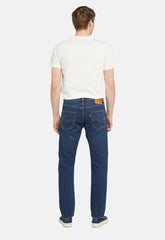 Levis Mens 502 Taper  Part The Sea Jeans In Blue