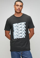 Rvca Mens Sport Repeat T-Shirt Black