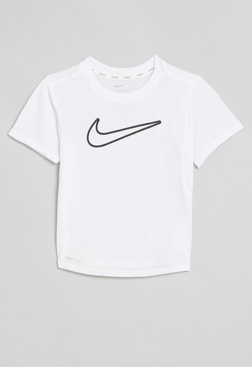Nike Girls All Day Play Dri-Fit T-Shirt In White