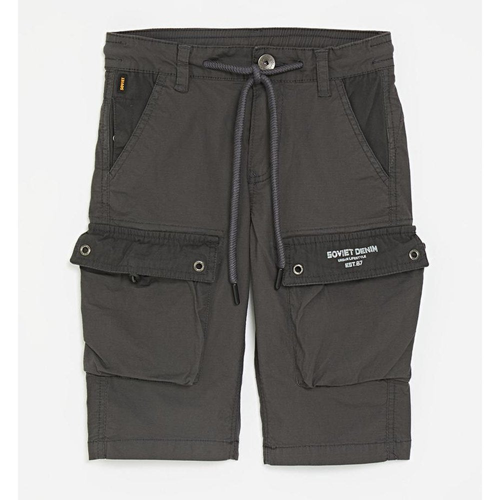 Soviet Boys Chino Shorts In Dark Grey