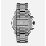 Diesel Mens Spiked Metal Steel Watch In Gunmetal