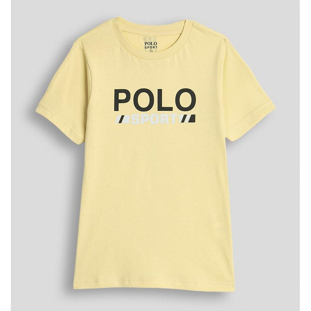 Polo Boys Bongani Polo Sport Printed Short Sleeves T-Shirt In Desert