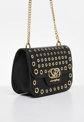 Sissyboy Bg666 Structured Crossbody Bad With Studs