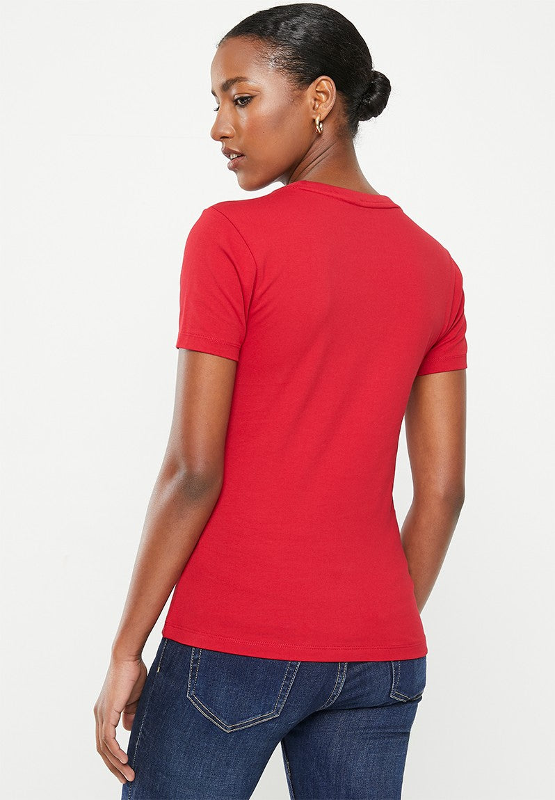 Polo 0048910 Wmn Allie T-Shirt  Red