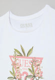 Guess Girls T-Shirt In White & Pink