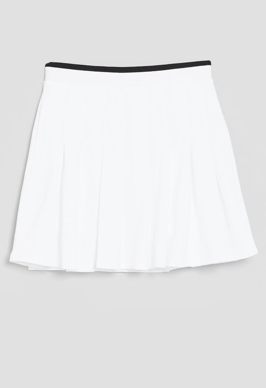Polo Girls Charlotte Tennis Skort In White