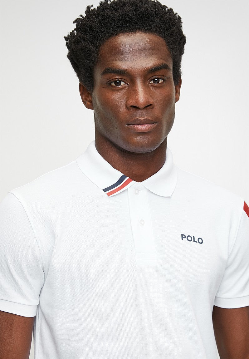 Polo Mens Active Sleeve Pony Short Sleeves Golfer White
