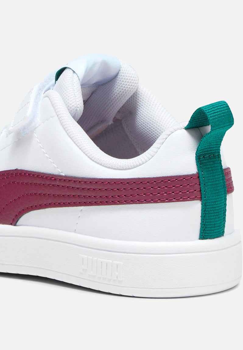 Puma Kids Rickie Ac+ Ps Shoes In White Multi