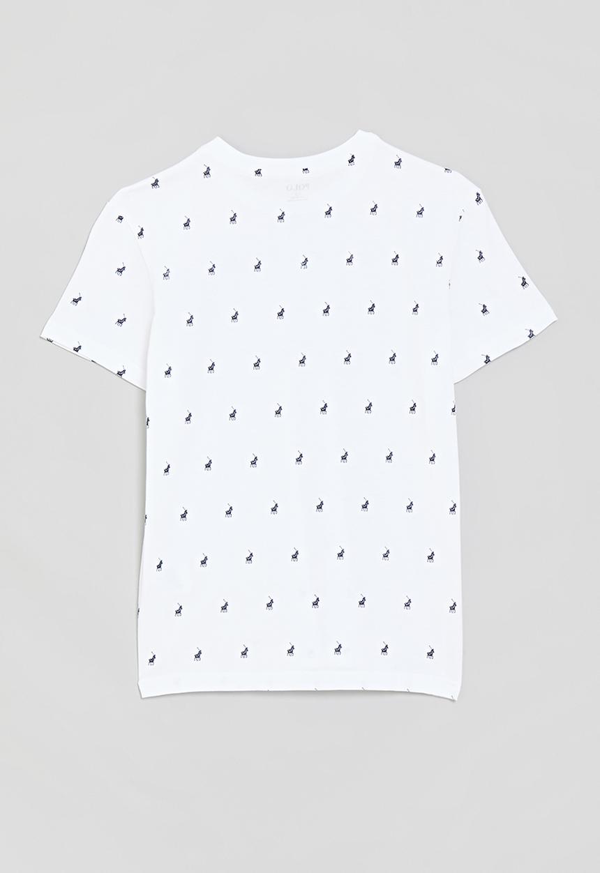 Polo Boys Sebastian Monogram T-Shirt In White