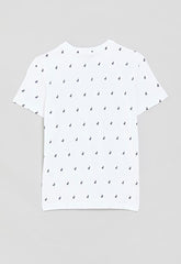 Polo Boys Sebastian Monogram T-Shirt In White