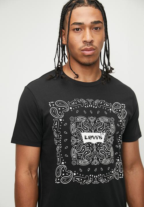 Levis 22491-1633 Graphic Crewneck Tee Jet Black