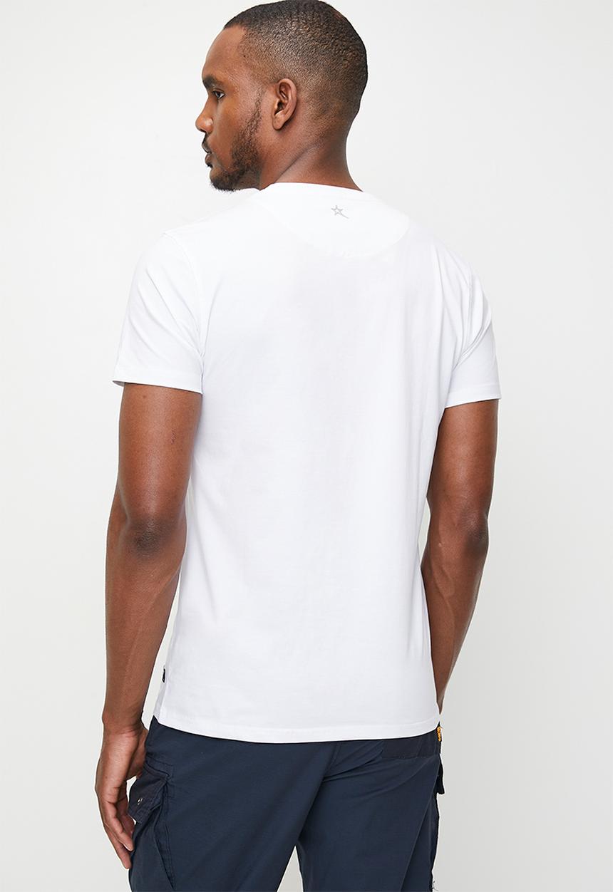 Soviet Mens Vivid Fashion T-Shirt In White