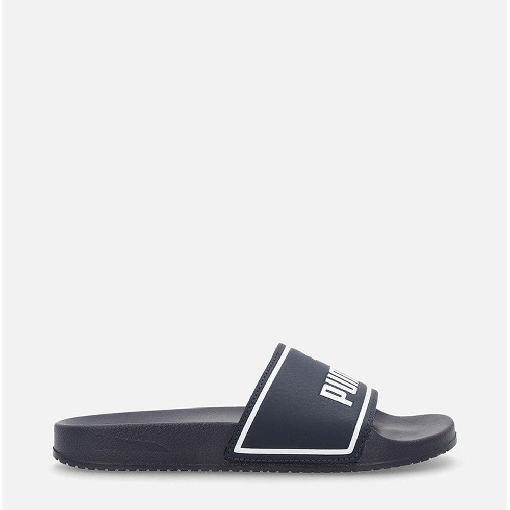 Puma Kids Poolcat 2.0 Jr Zadp Slides In Navy & White