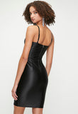 Sissy Boy Womens Bodycon Dress With Cage Detailing In Black